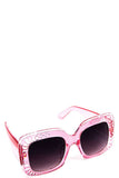 Designer Rhinestone Modern Wayfarer