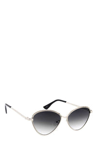 Shaded Tint Round Sunglasses