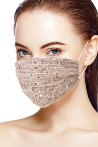 3d Sequin Fashion Facemask