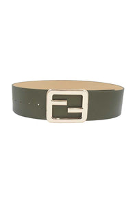 Mirrored Buckle Belt