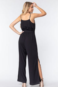 Cowl Neck Cami Woven Jumpsuit